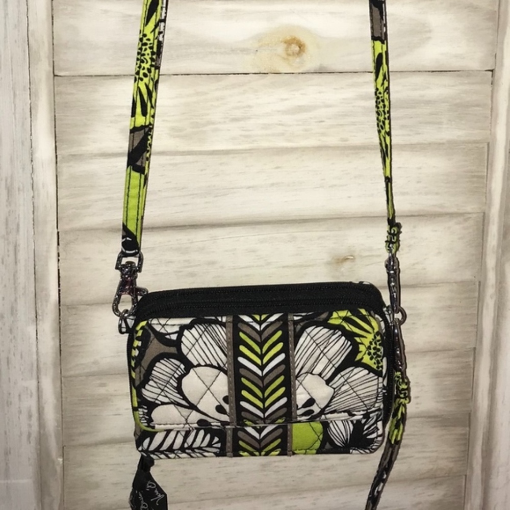 Vera Bradley All in One Crossbody in Citron